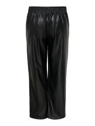 Sorte plus size bukser med lige ben fra Only Carmakoma
