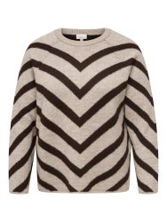 Only Carmakoma strik med zigzag mønster