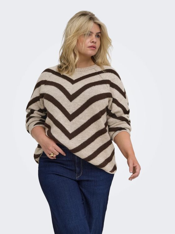 CarEliza strikbluse fra Only Carmakoma