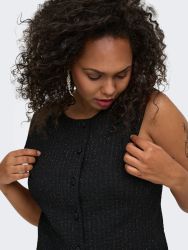 CarMilla ærmeløs vest i plus size