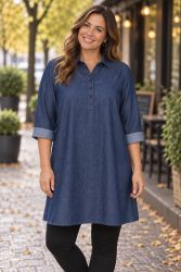 Kumanna Denim Tunika fra Cassiopeia