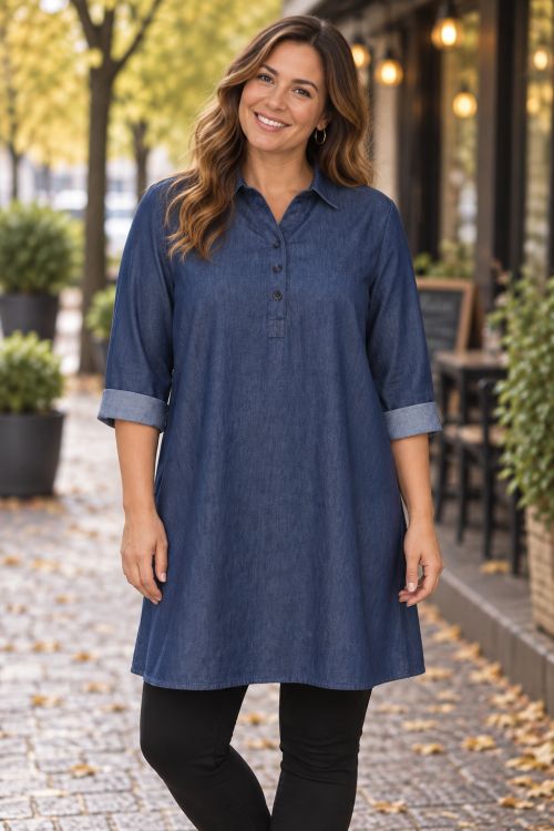 Kumanna Denim Tunika fra Cassiopeia
