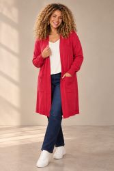 Raspberry Kogle Cardigan fra Zhenzi 
