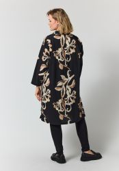 Michelle plus size tunika fra Gozzip i sort