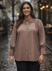 Solvette Shirt fra Cassiopeia i brun