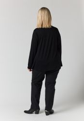 Studio julebluse med Merry Christmas motiv