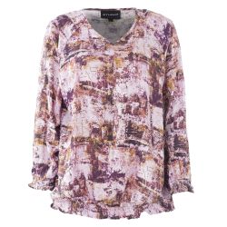 Augusta Bluse fra Studio med V-hals