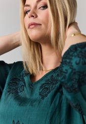 Studio Birgitte plus size kjole i petrol