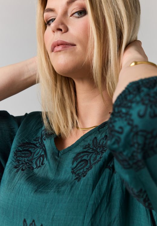 Studio Birgitte plus size kjole i petrol