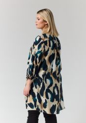 Emilie Skjortekjole med 3/4 ærmer og smock