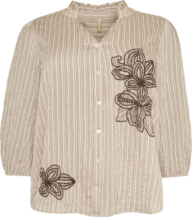 Cassiopeia Lucitta Skjortebluse med Broderi
